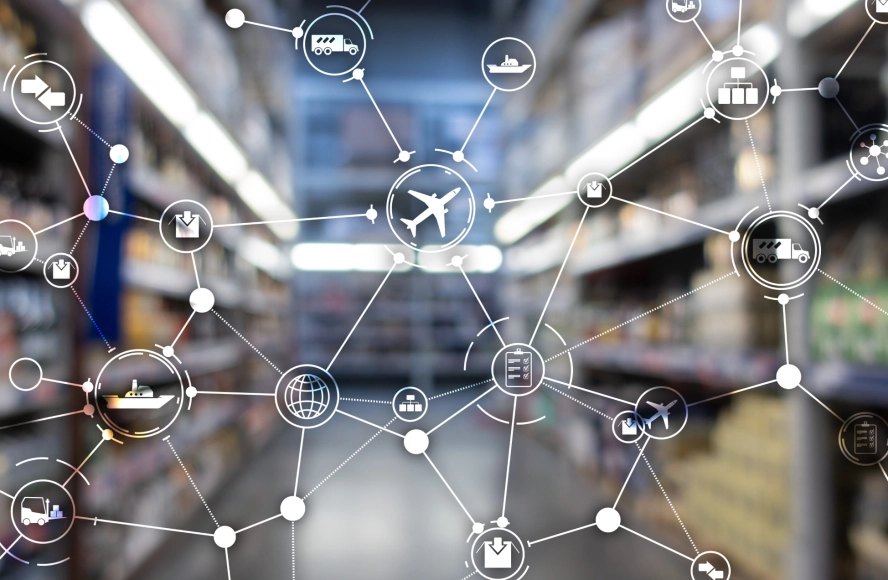 Globales Logistiknetzwerk