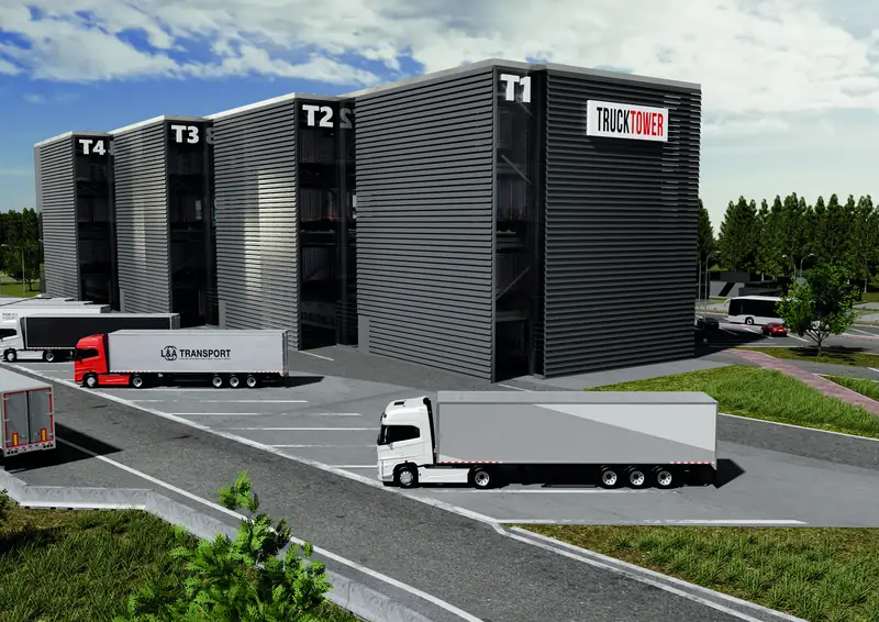 Module aus niedrigem Blickwinkel